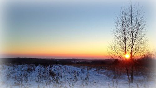 gorenice poland sunset