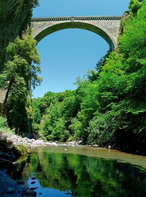 gorge water landscape