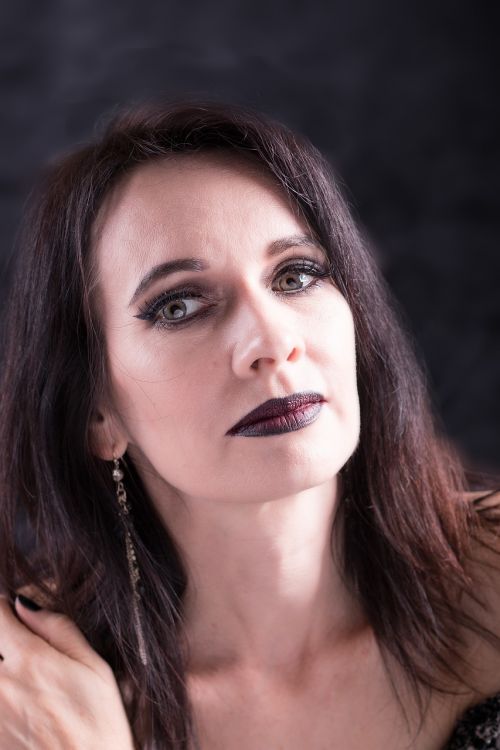 gothic make-up woman