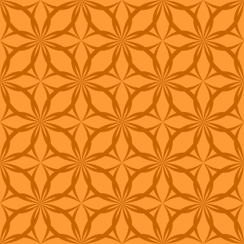 gothic pattern orange