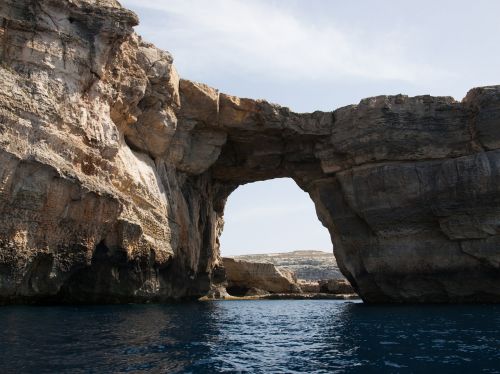 gozo azure window sea