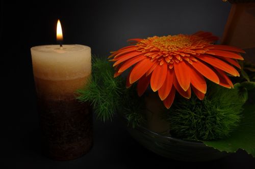 grabschmuck candle flower