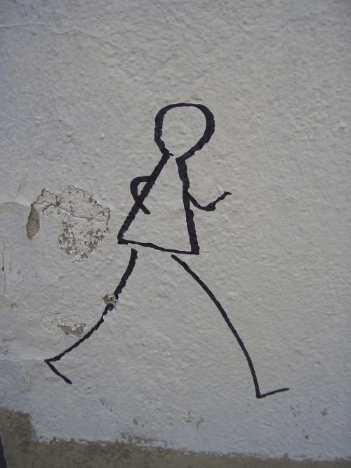 graffiti moscow stick figure