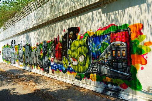 graffiti wall art wall