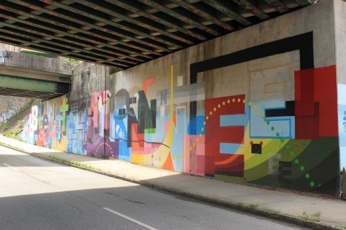 graffiti urban wall