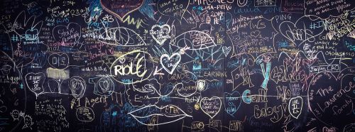 graffiti chalkboard blackboard