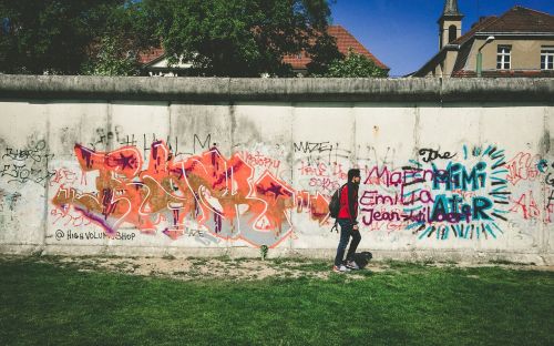graffiti art wall