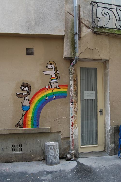 graffiti paris wall