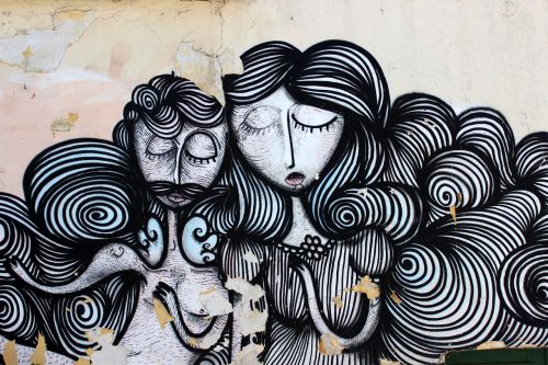 graffiti athena hair