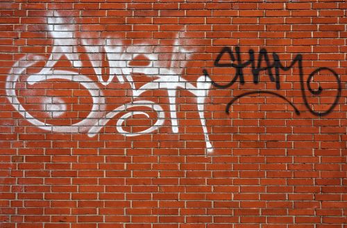 graffiti letters spray