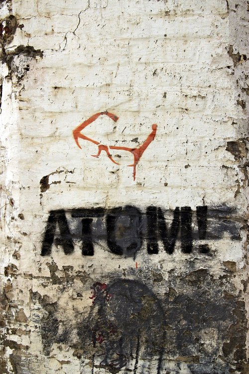 graffiti  stencil  atom