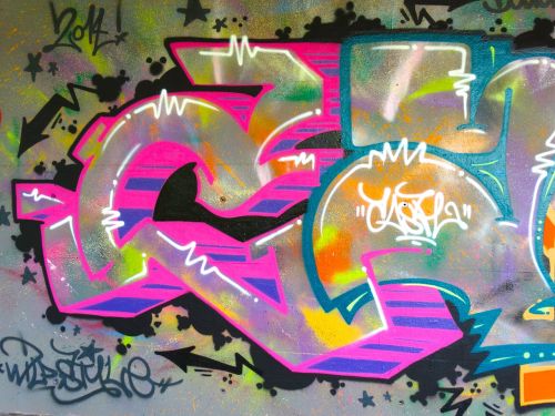 graffiti color colorful