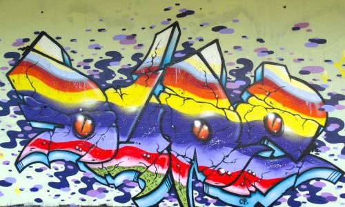 graffiti color colorful