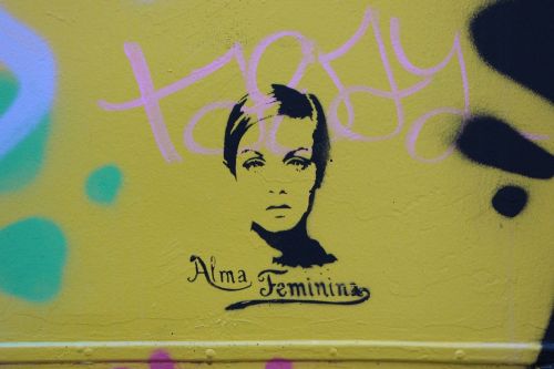 graffiti woman the sentiment