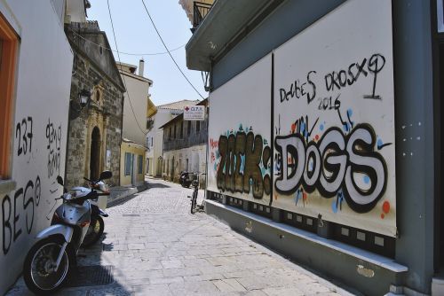 graffitti greek greece