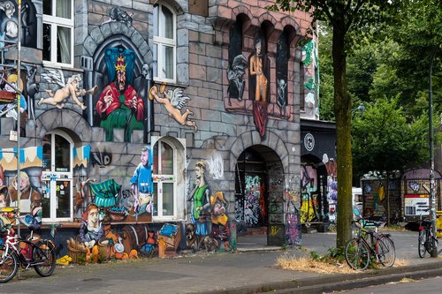 grafitti  düsseldorf  pine street