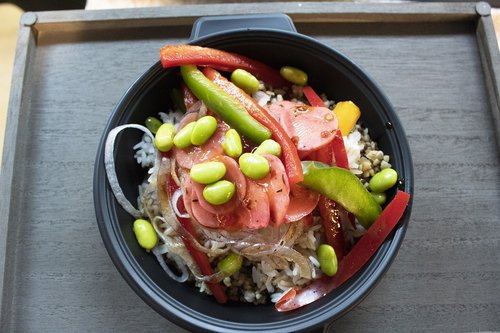 grain bowl  rice  vegetable