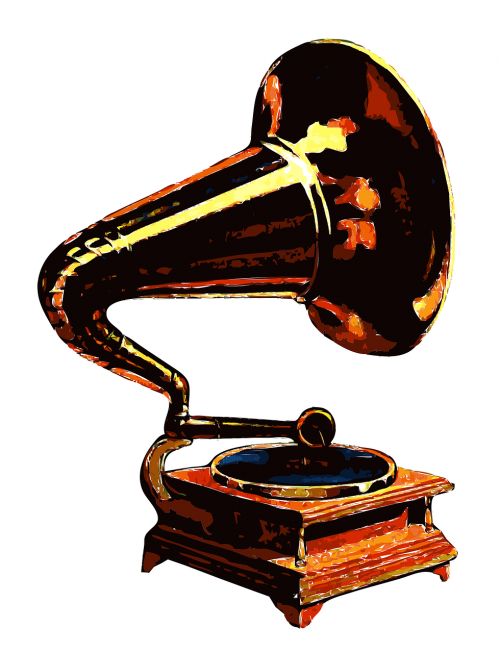 gramophone halftone man