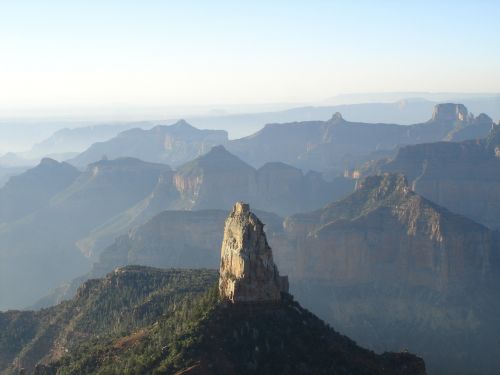 grand canyon rock formation vista
