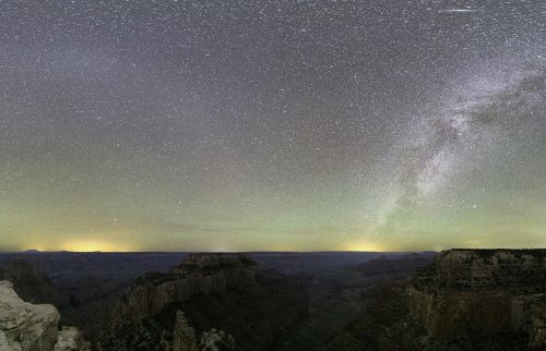 grand canyon night milky way