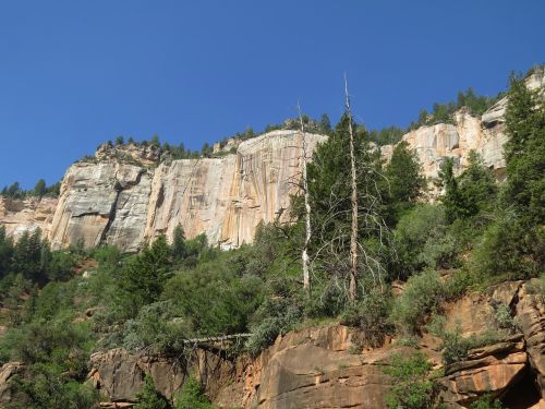 grand canyon north rim rock face