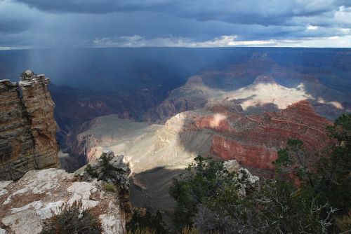 grand canyon rain national park