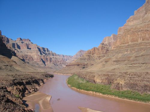 grand canyon aerial desert