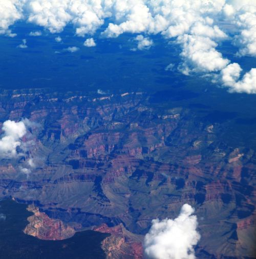 grand canyon aerial photography usa