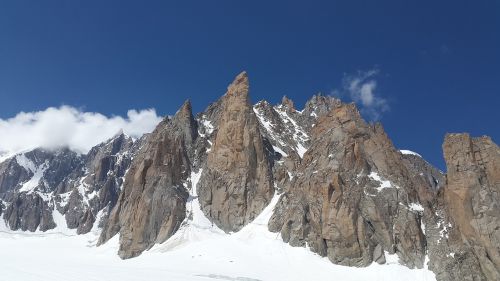 grand capucin devil's ridge mont blanc du tacul