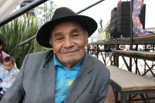 grandfather peasant colombia