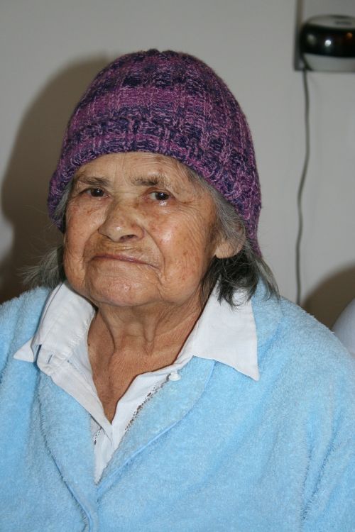 grandmother elderly woman cap