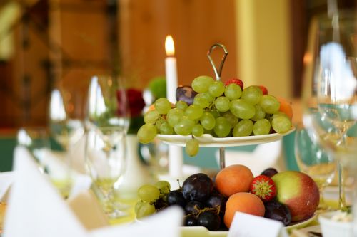 grapes fruit buffet