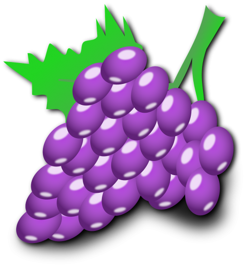 grapes fruits bunch