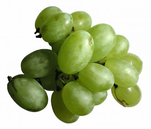 grapes white green