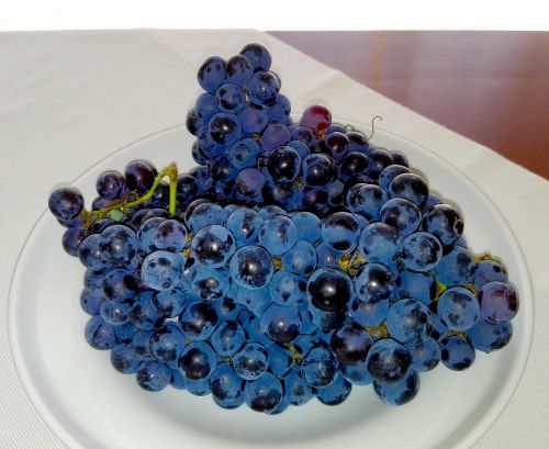 grapes fruit food