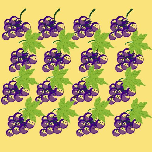 grapes background sheet