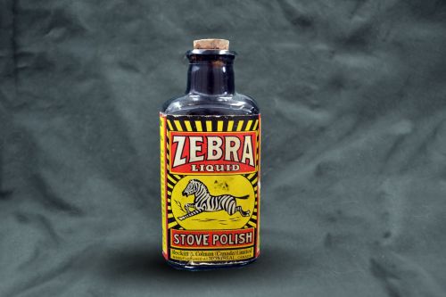 graphic zebra bottle