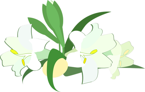 graphic  easter lily  easter