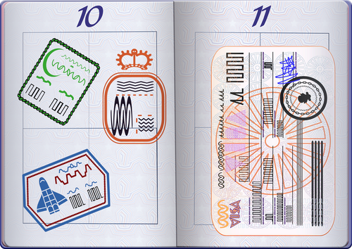 graphic  passport  visas