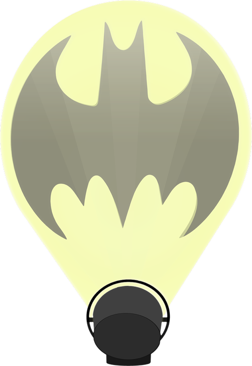 graphic  batman  bat signal