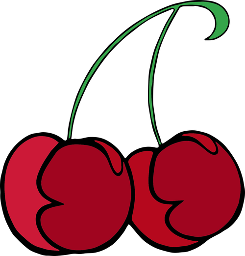 graphic  cherries  fruit