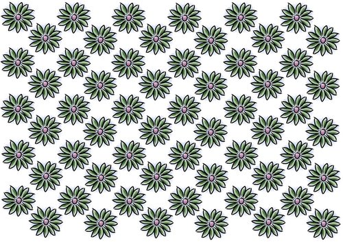 graphic  pattern  flowers