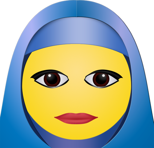 graphic  hijab  woman