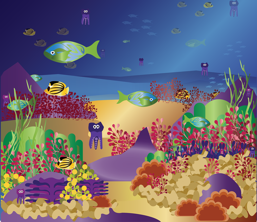 graphic  underwater  tropical