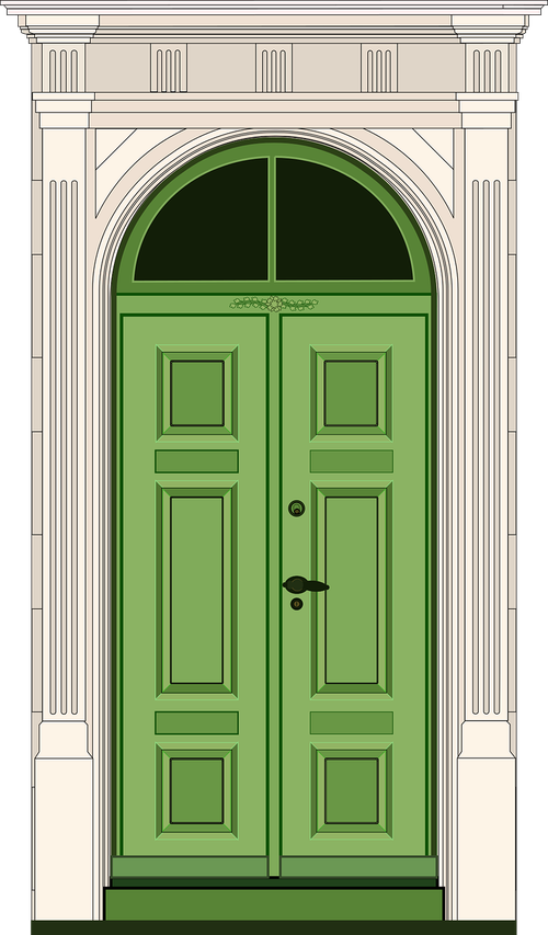 graphic  door  entry