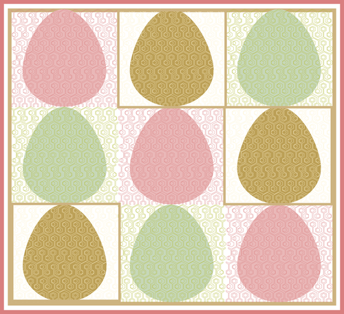graphic  easter eggs  pattern