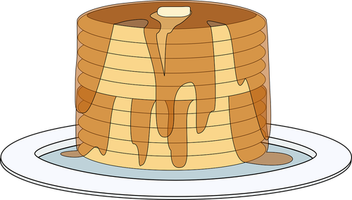 graphic  pancakes  breakfast