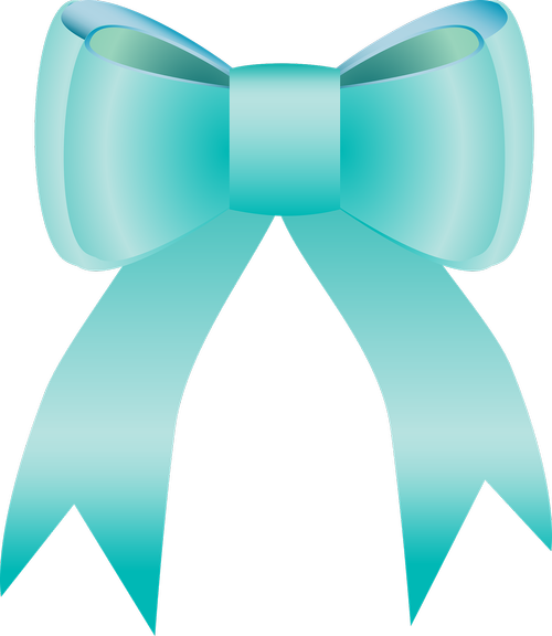graphic  bow  blue