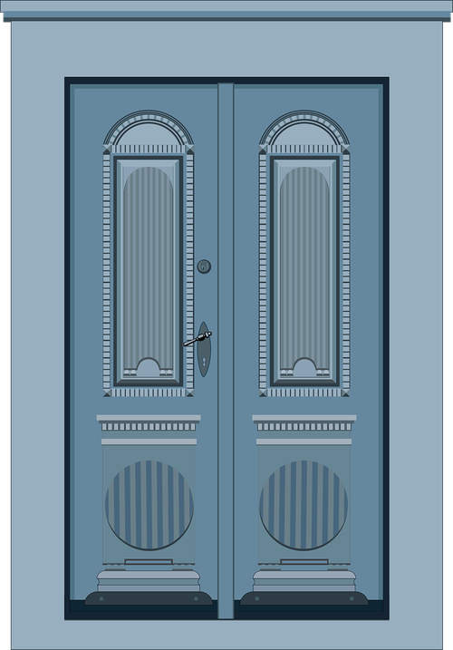graphic  door  entry