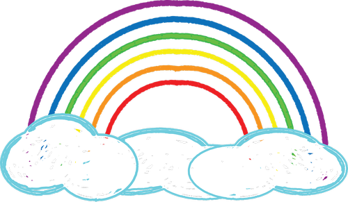 graphic  crayon rainbow  rainbow